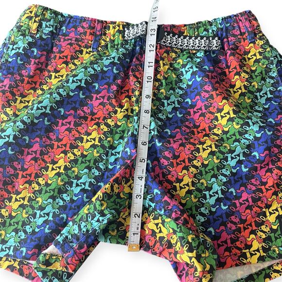 Grateful Dead x Levi’s Rainbow Dancing Bears Shorts Men’s M Belted Psychedelic - Picture 9 of 9